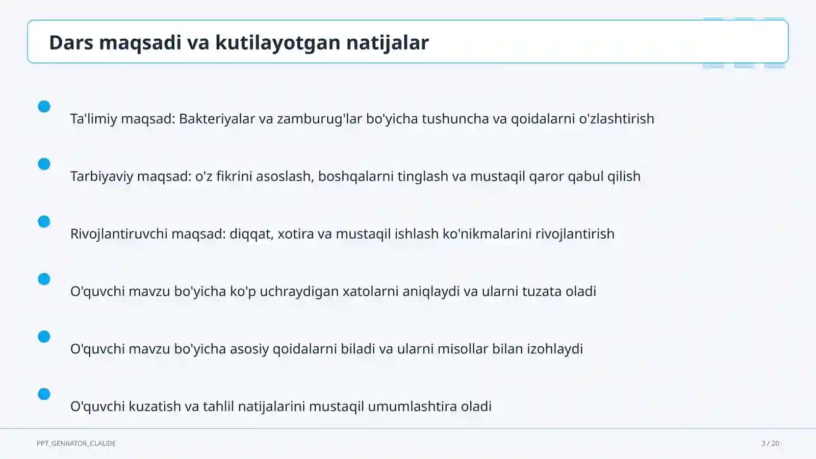 Bakteriyalar va zamburug'lar (6-sinf) 3