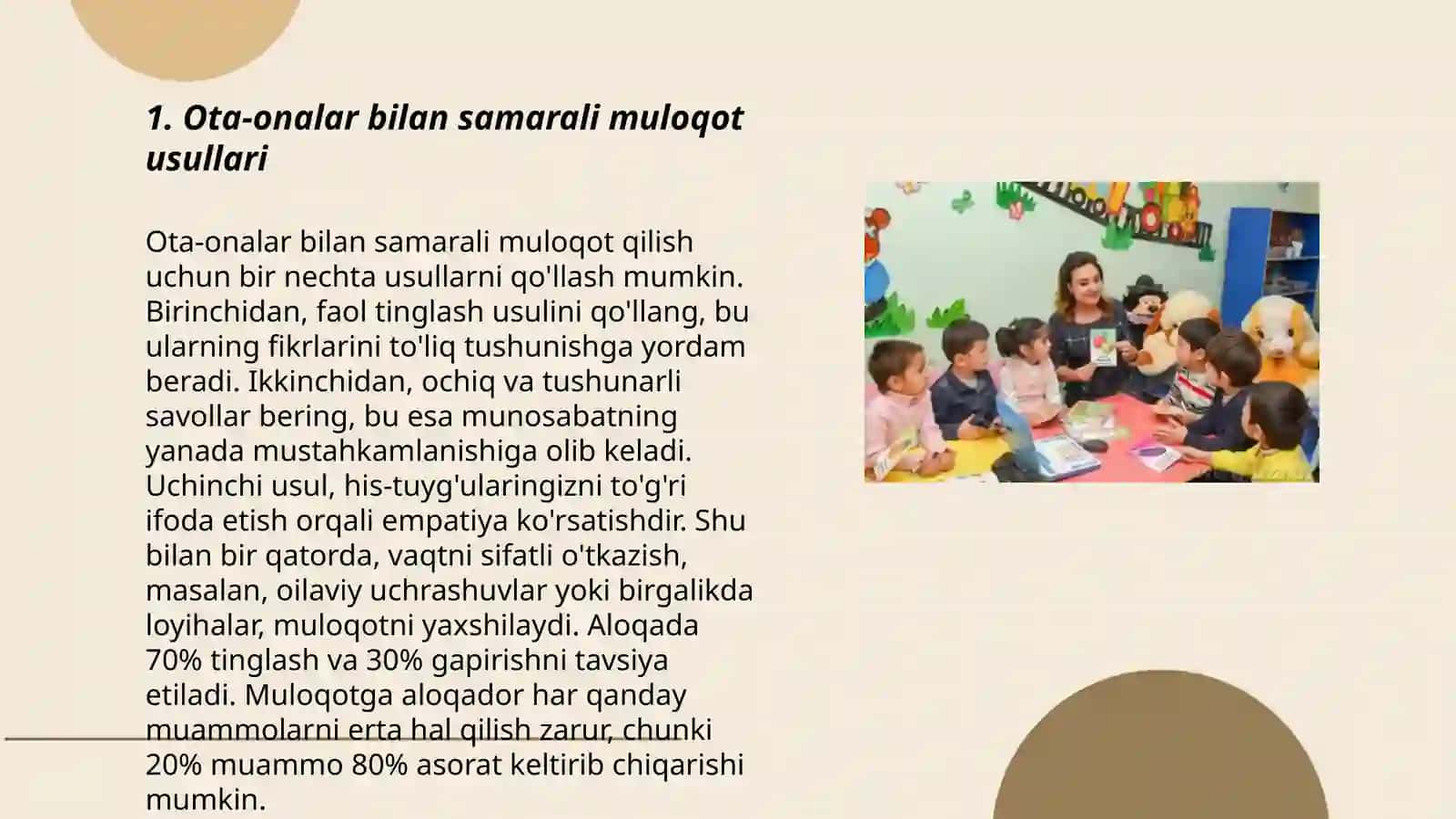 Ota-onalar bilan samarali muloqot usullari 3