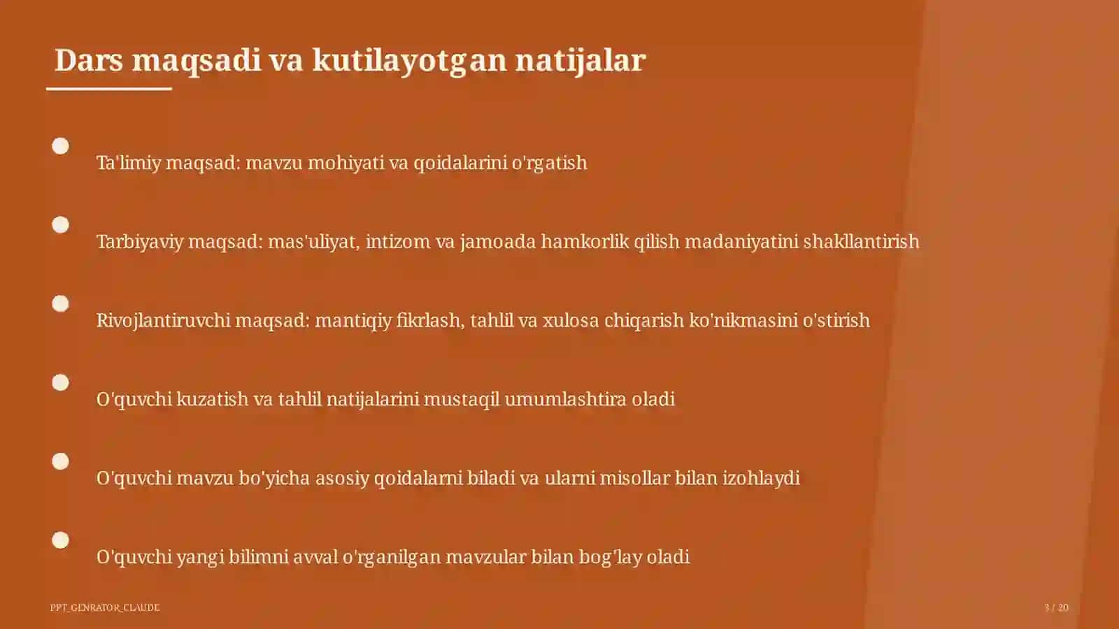 Dars materiallari tayyorlash 3