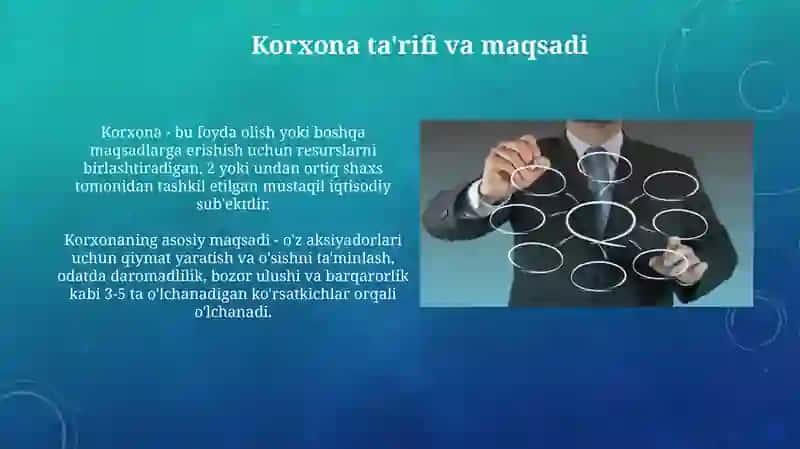 Korxona va tashkilot iqtisodiyotining asosiy tushunchalari 3