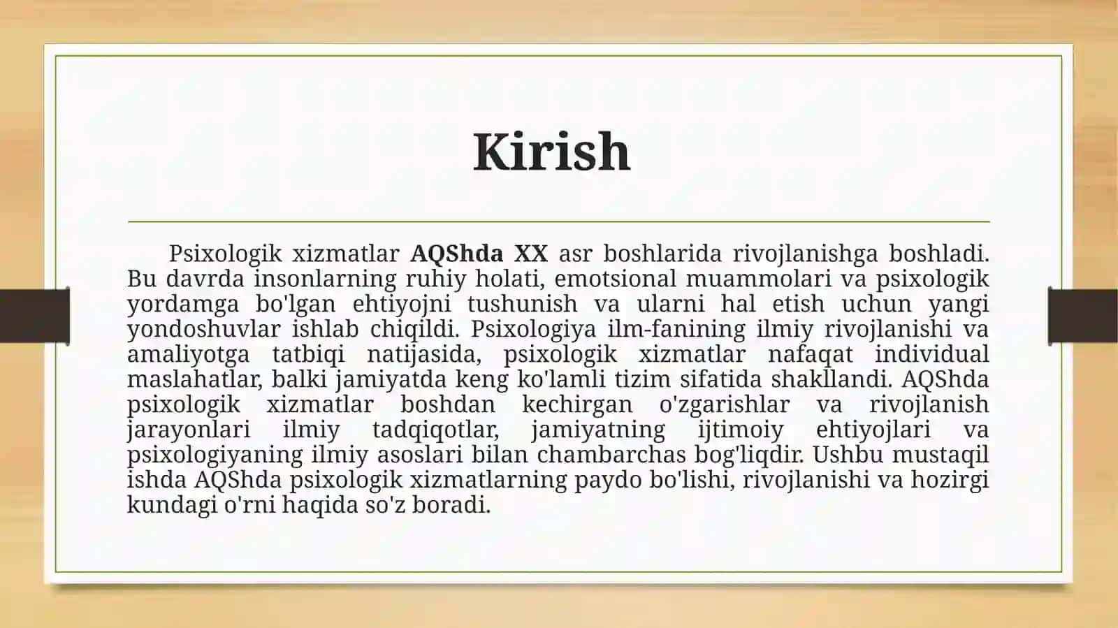 AQSHda psixologik xizmatining paydo bolish tarixi 3