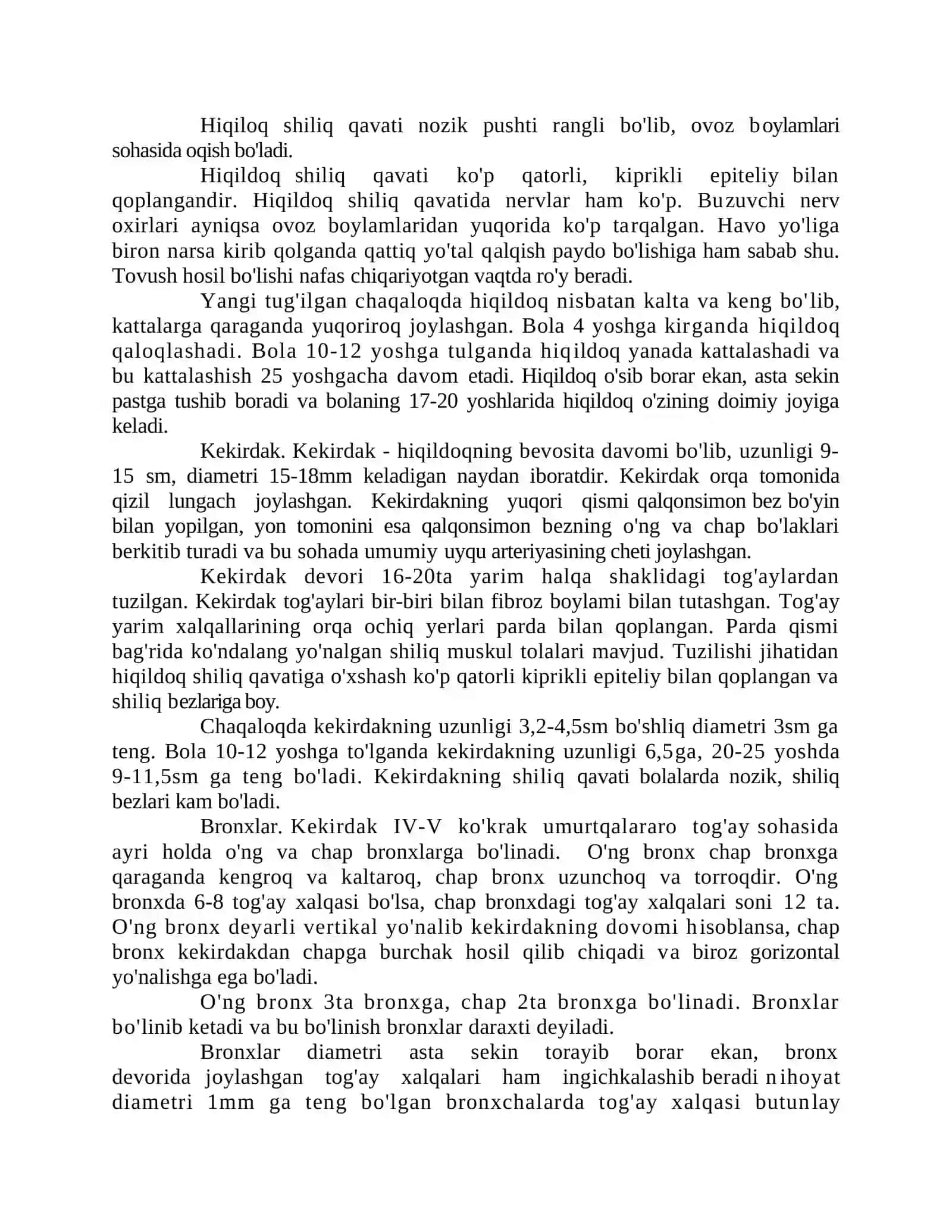 Nafas olish organlari sistemasi 3