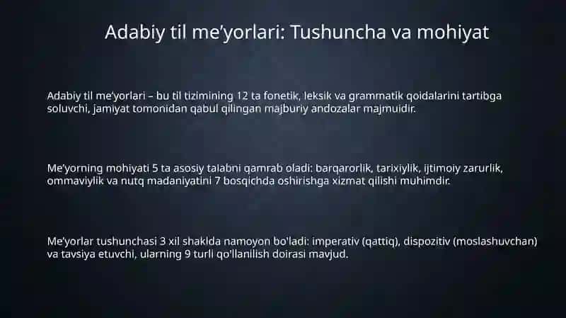 Adabiy til me'yorlari 3