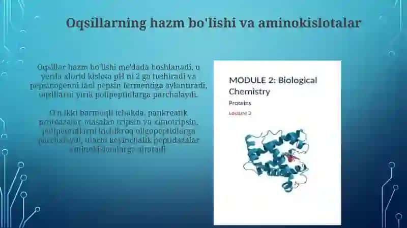 Odam organizmi daoqsilarning biokimyoviy ozgarishi 3