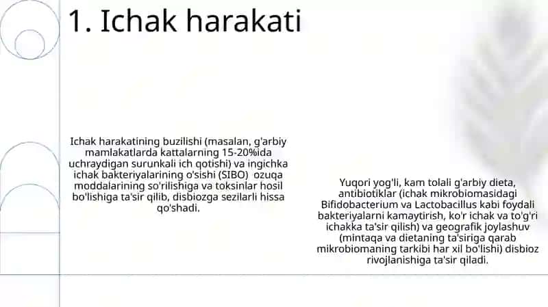 Disbakterioz disbioz kelib chiqishida qatnashuvchi omillar 3