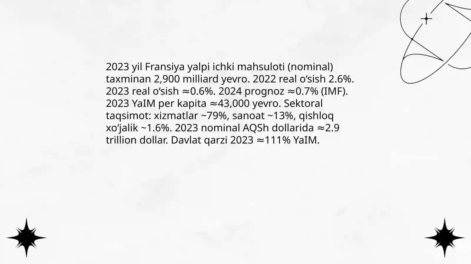 Fransiyadagi iqtisodiy ahvol 3