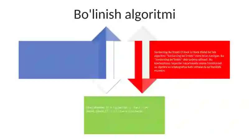 Sonlarning BoʻLinishi 3