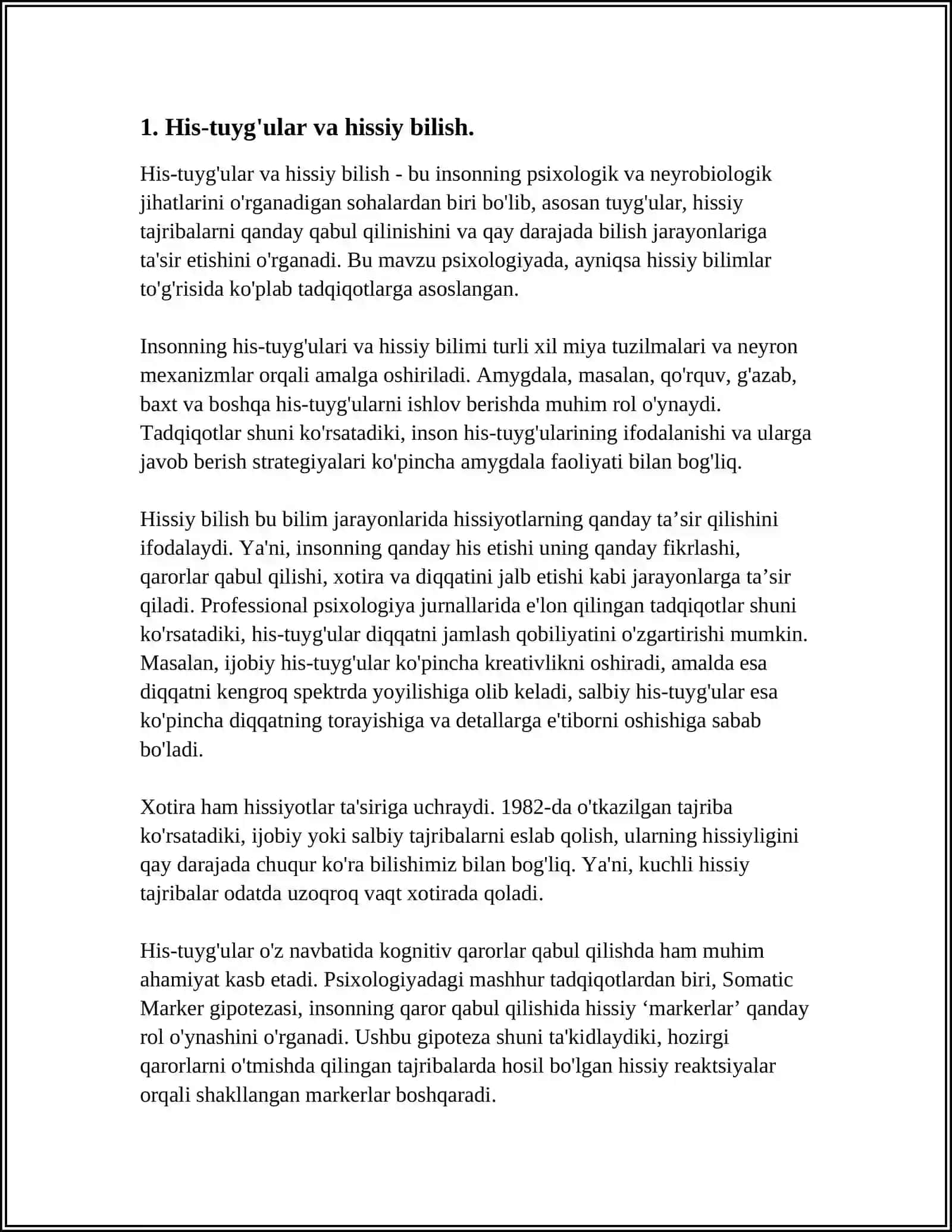 HISSIY EMPIRIK, NAZARIY, MANTIQIY, INTUITIV, BILISH DARAJALARINING O'ZARO ALOQASI VA FARQI 3