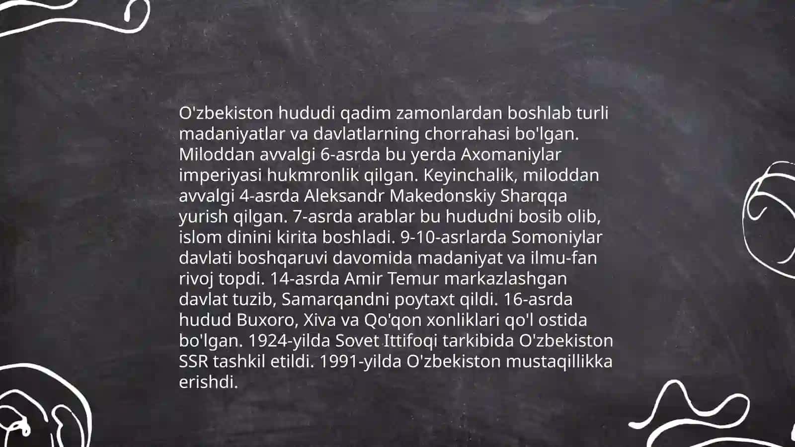 Mening Oʻzbekistonim 3