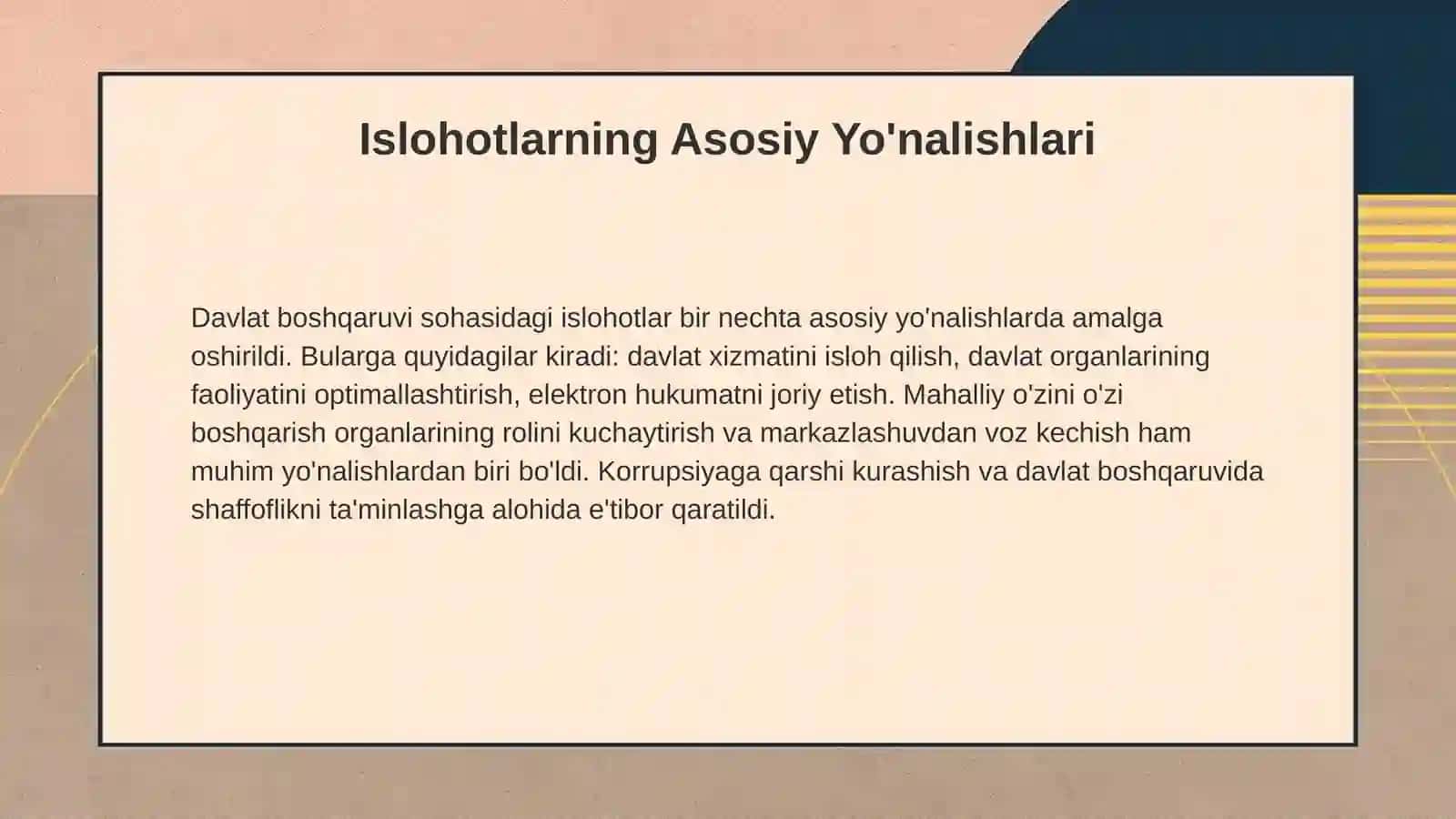 O'zbekistonda Davlat Boshqaruvi Islohotlari 3