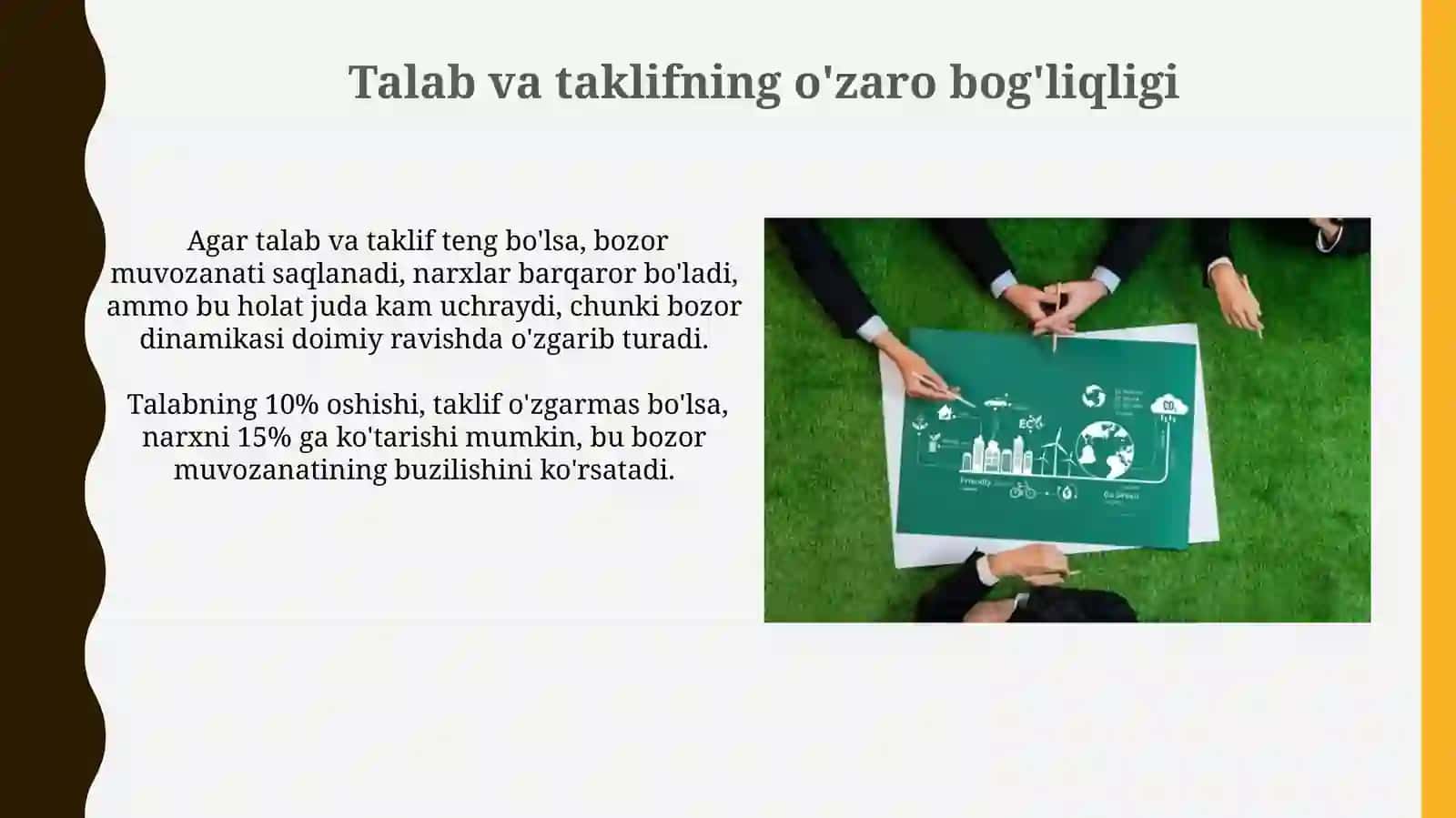 Bozor muhitining harakati bilan shartlangan tamoyillar 3