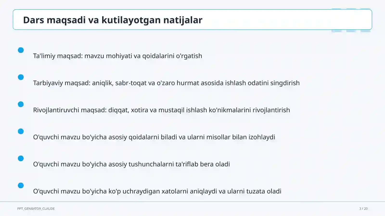 Ta'lim analitikasi: o'quvchi natijalarini tahlil qilish 3