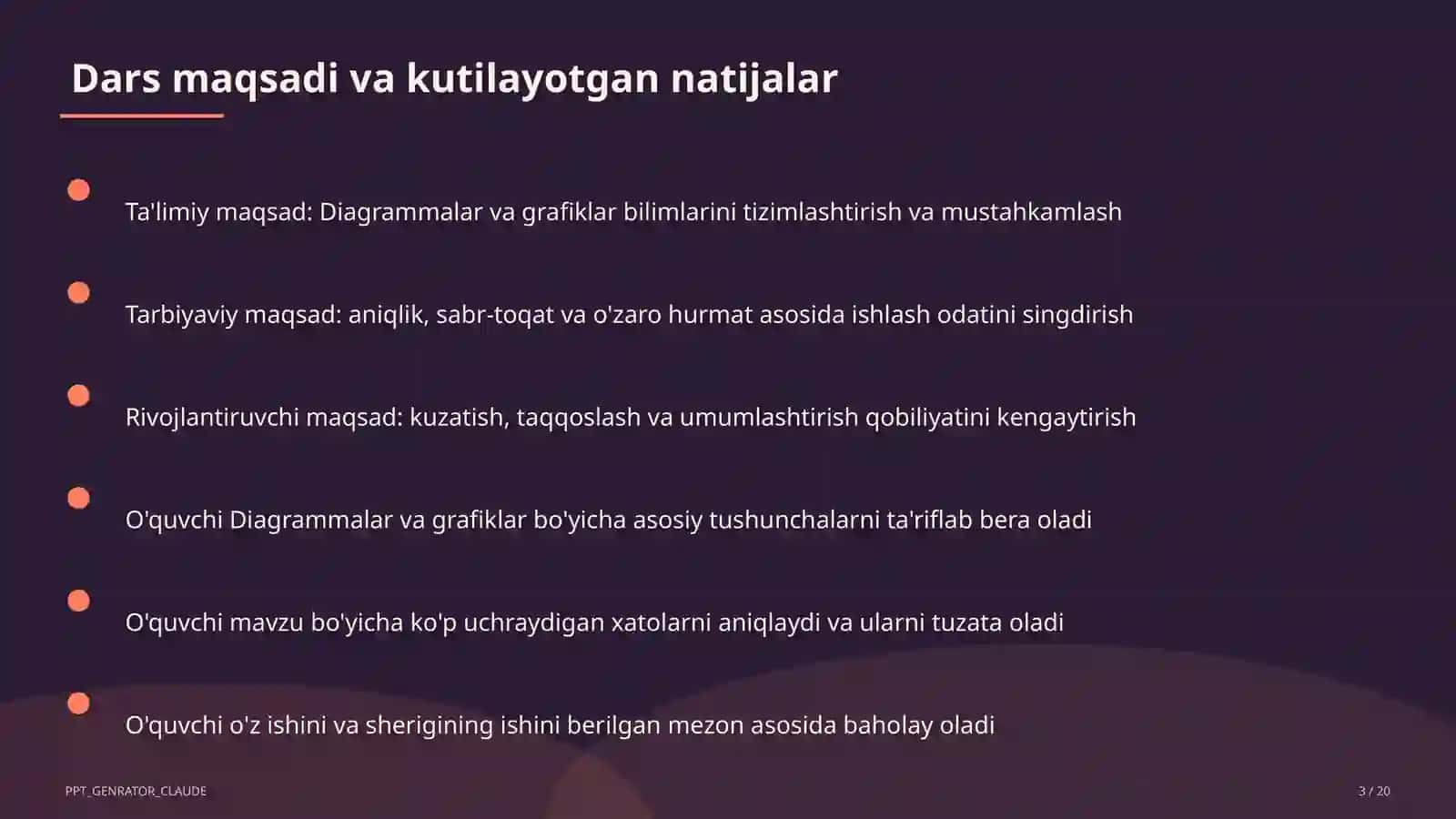 Diagrammalar va grafiklar (6-sinf) 3