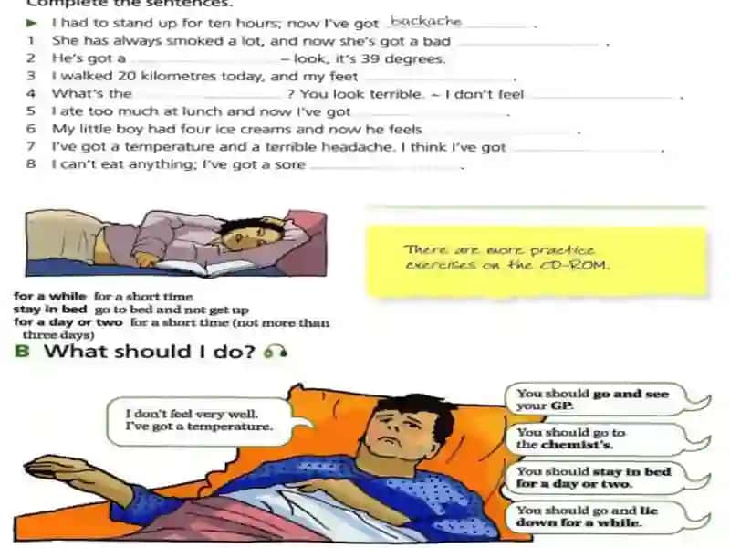 Lesson 17. I CAN TALK ABOUT ILLNESSES. 3