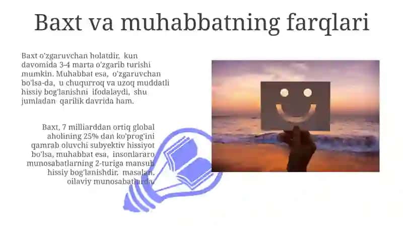 Baxt nima? 3