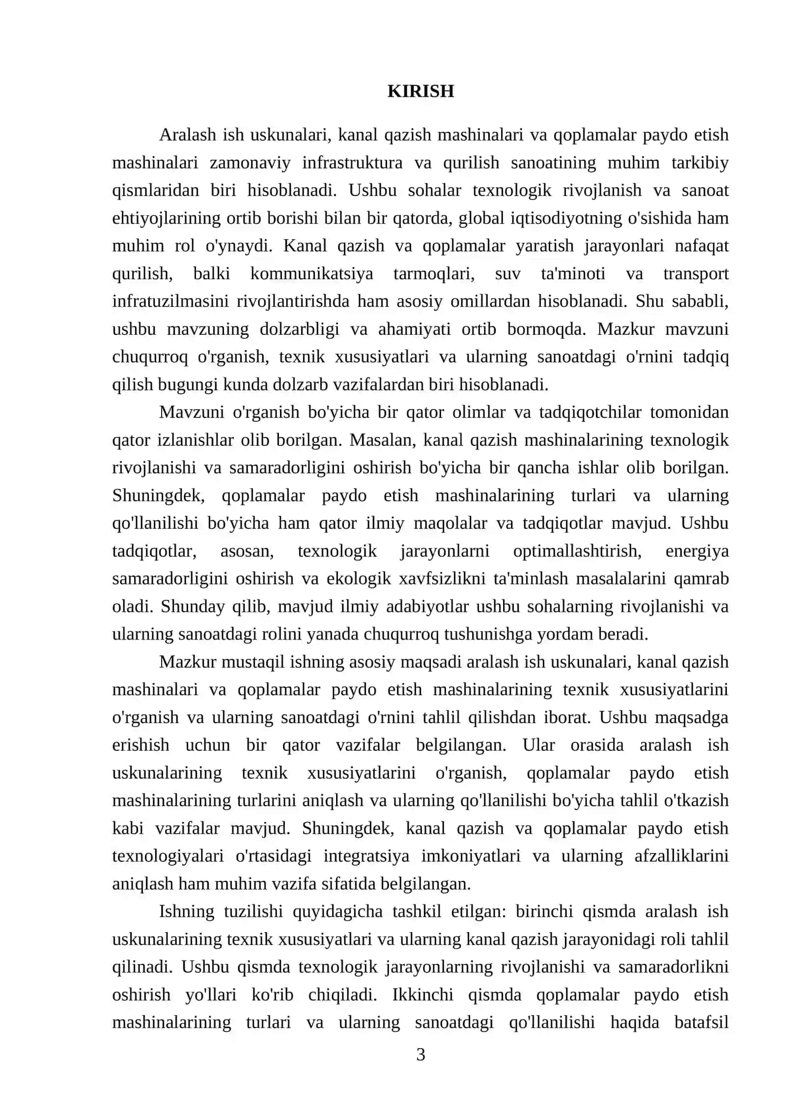Aralash ish uskunasi kanal qazish mashinalar Qoplamalar paydo etish mashinlari 3