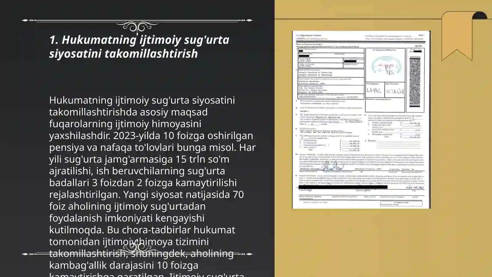 O’zbekistonda ijtimoiy sug'urtani isloh qilishning asosiy yo'nalishlari 3
