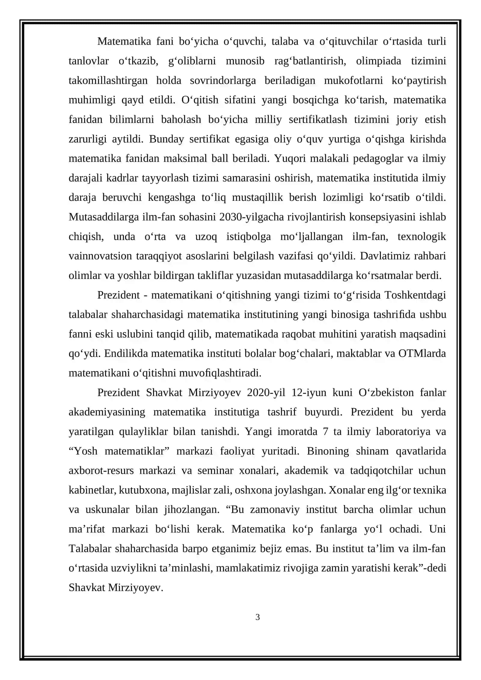 Haqiqiy sonlar toʻplami 3