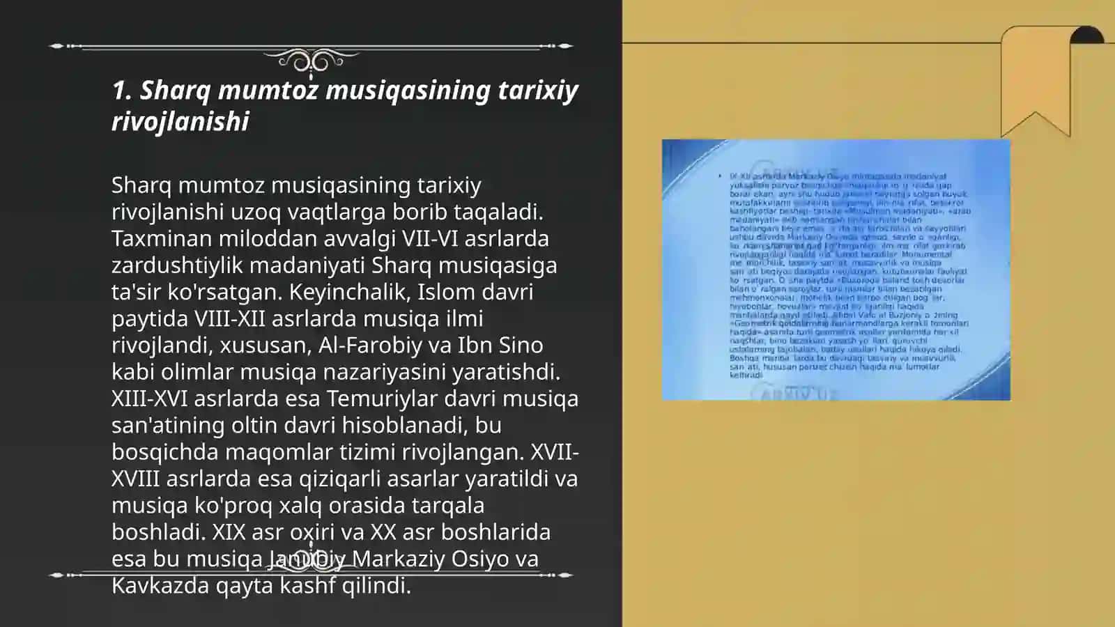 Sharq mumtoz musiqasi va madaniyati 3