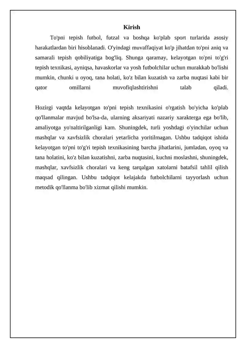 To'pni kutib olish va zarba berish texnikasi 3