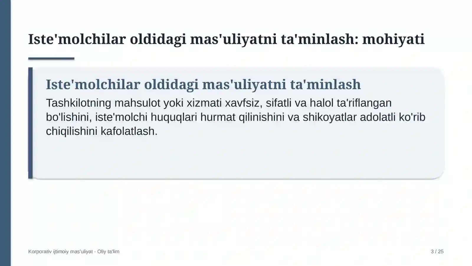 Davlat Banklarida Iste'molchilar Oldidagi Mas'uliyatni Ta'minlash 3