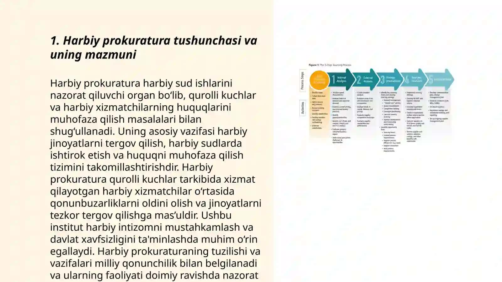 Harbiy prokuratura faoliyatini tashkil etish, vazifalari 3