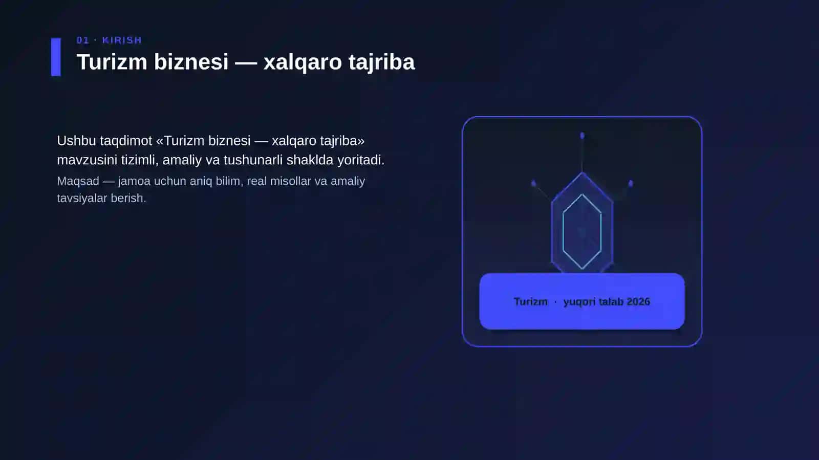 Turizm biznesi — xalqaro tajriba 3