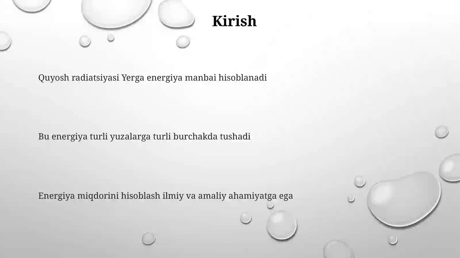 Gorizontal yuzaning tushunchasi 3