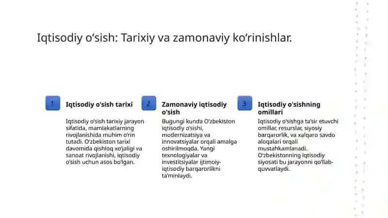 Iqtisodiy oʻsish va milliy boylik 3