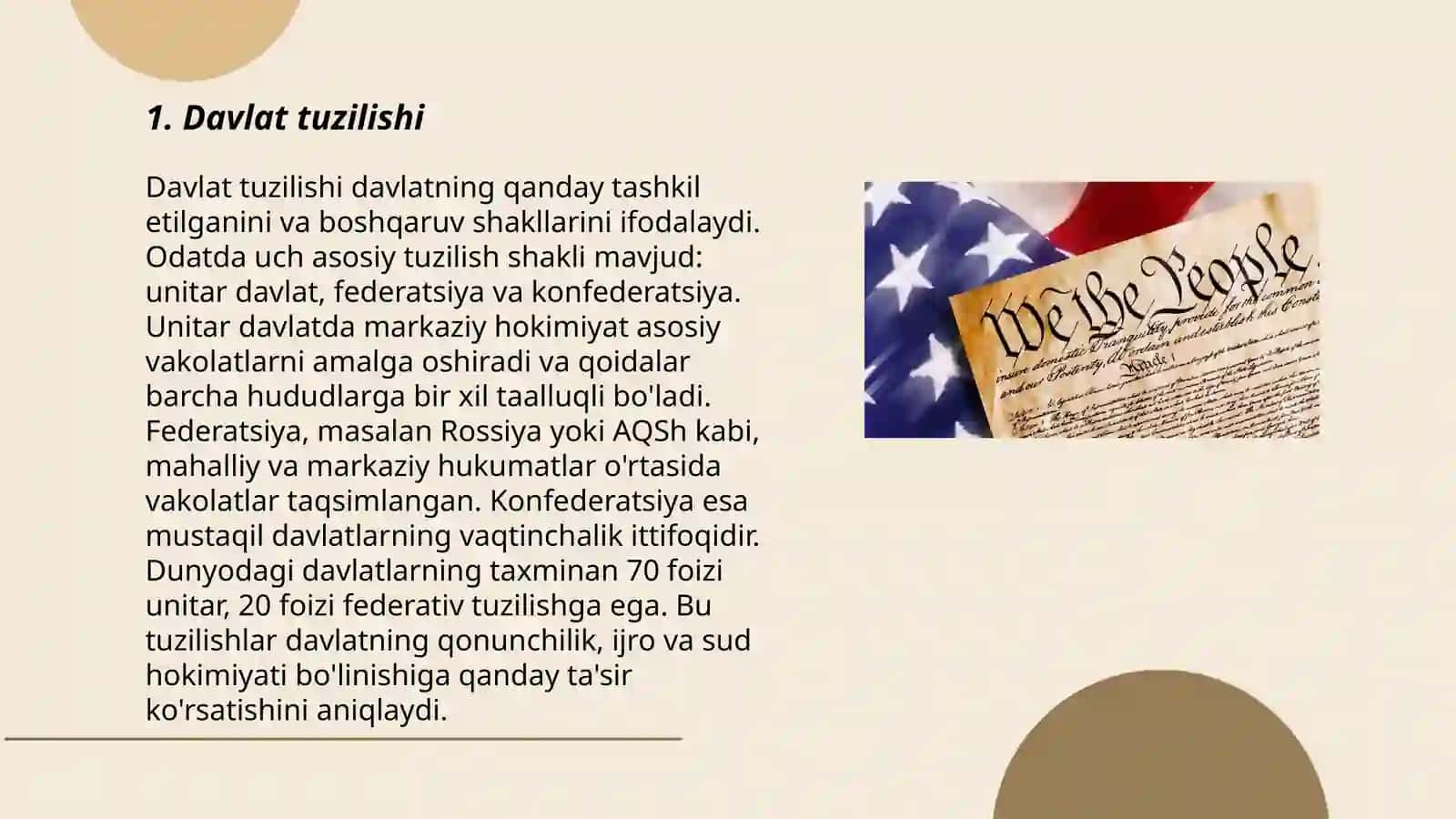 Davlat tuzilishi 3