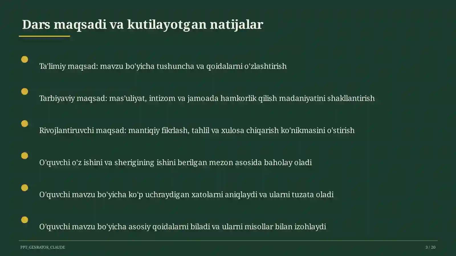 Informatika va axborot texnologiyalari (5–11) — metodik birlashma uchun 3