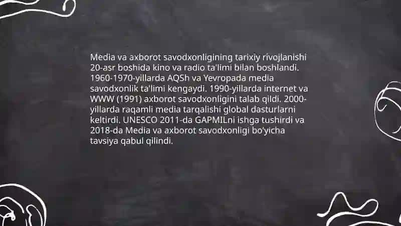 Dunyo mamlakatlaridagi media va axbarot savodxonligi taraqqiyoti 3