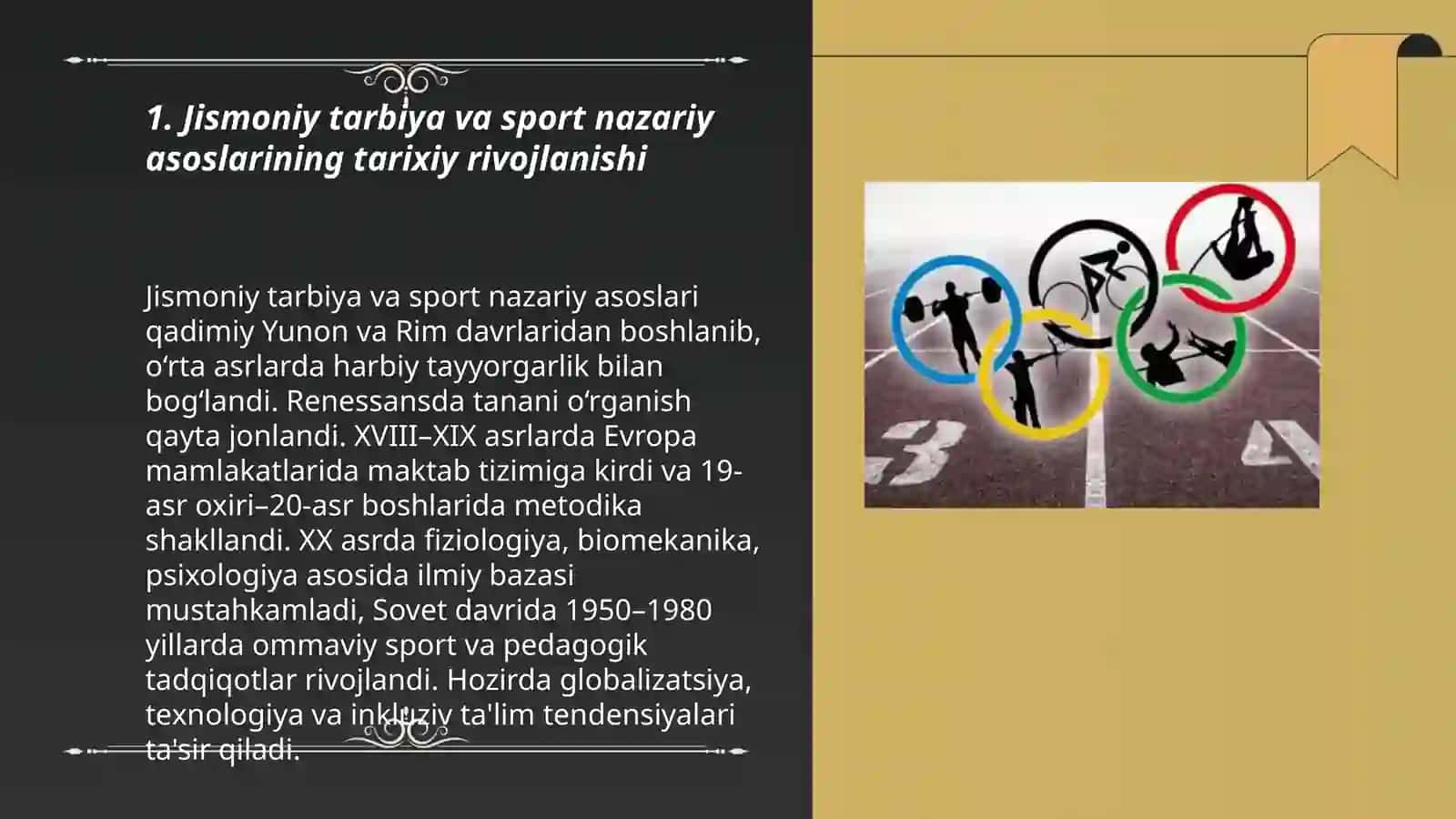 Jismoniy tarbiya va sport nazariy asoslarining yaratilishi 3