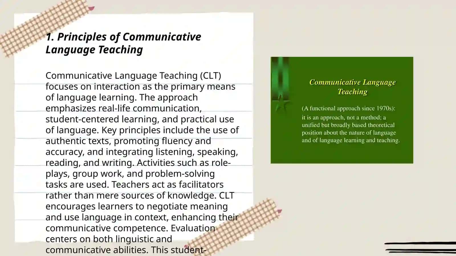 Communicative Language Teaching 3