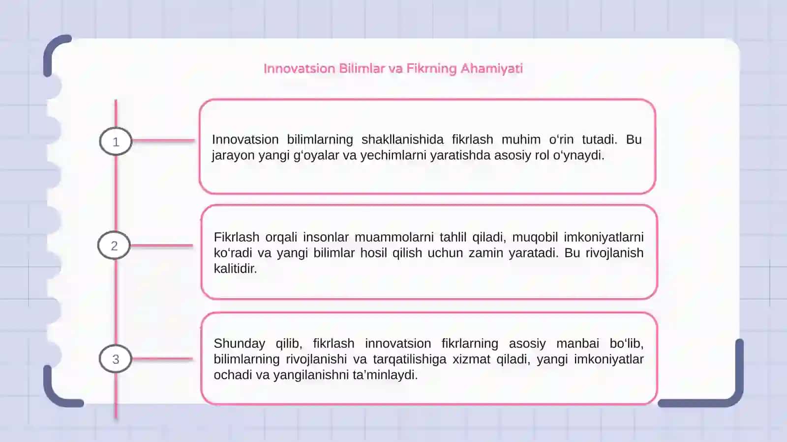 Innovatsion Bilimlar va Fikrning Ahamiyati 3