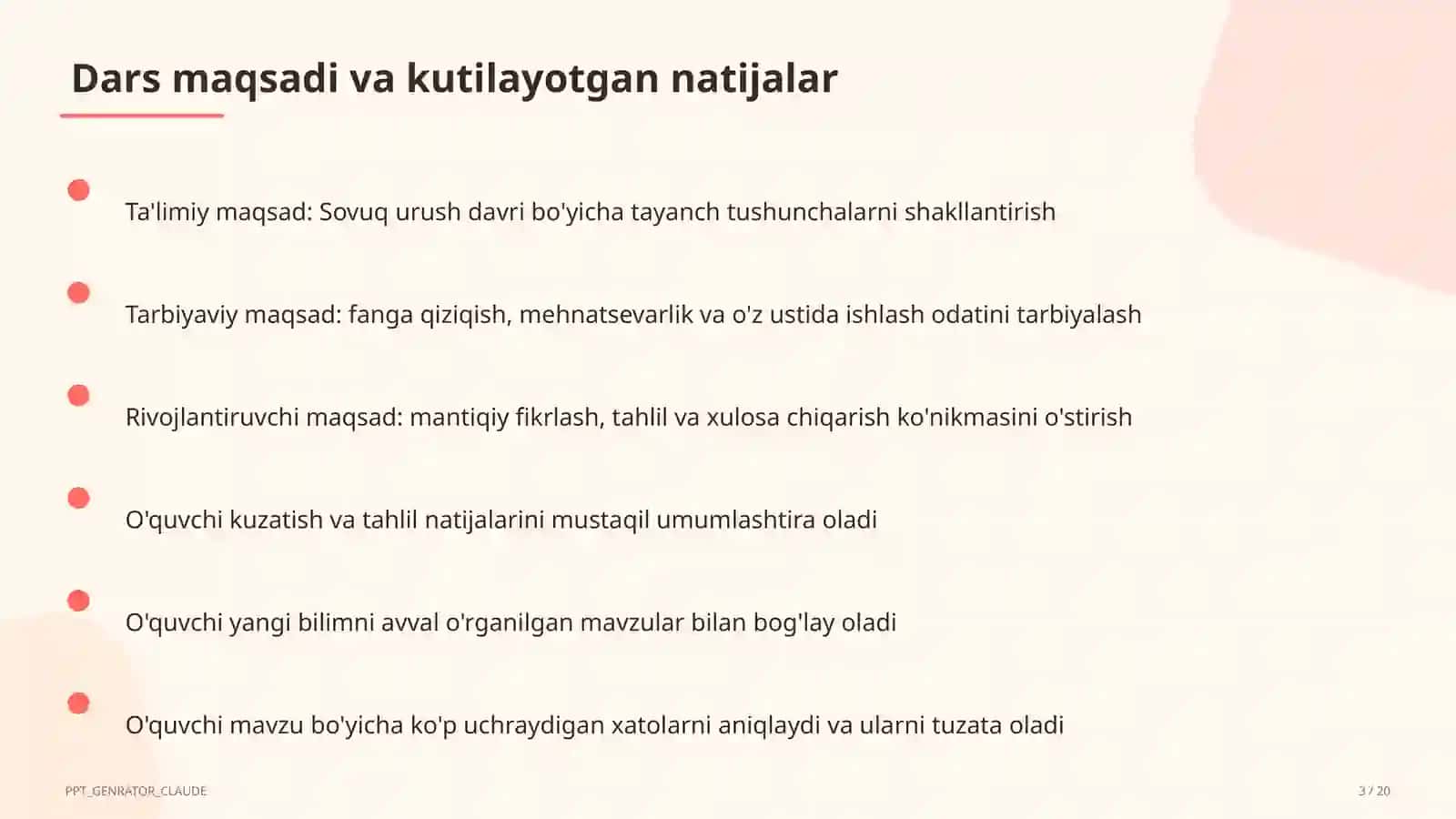 Sovuq urush davri (10-sinf) 3