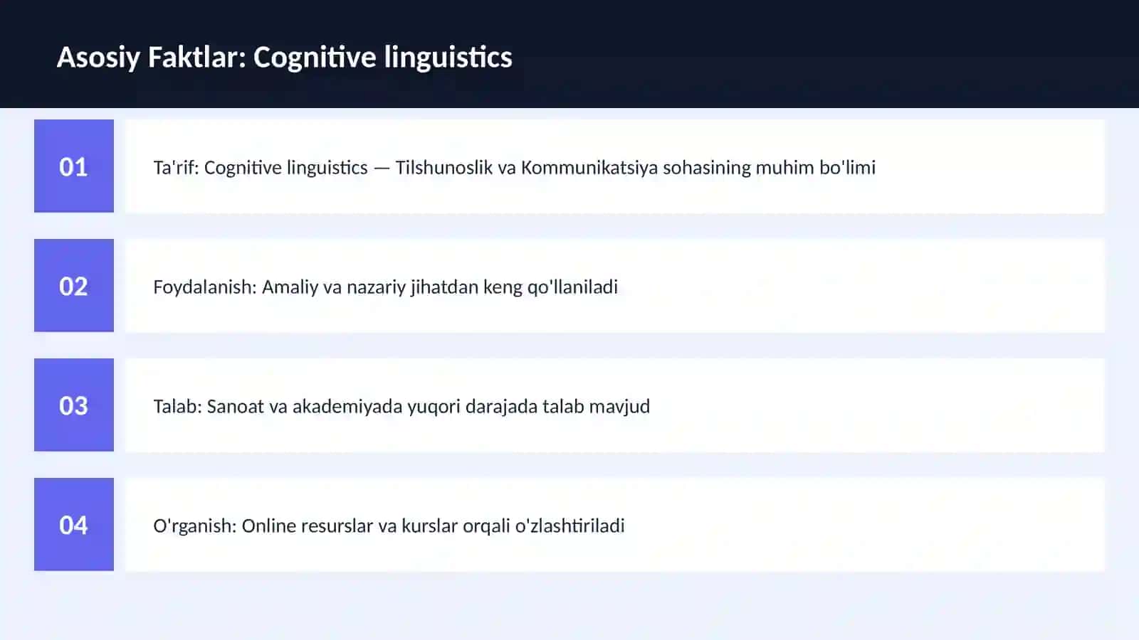 Cognitive linguistics 3