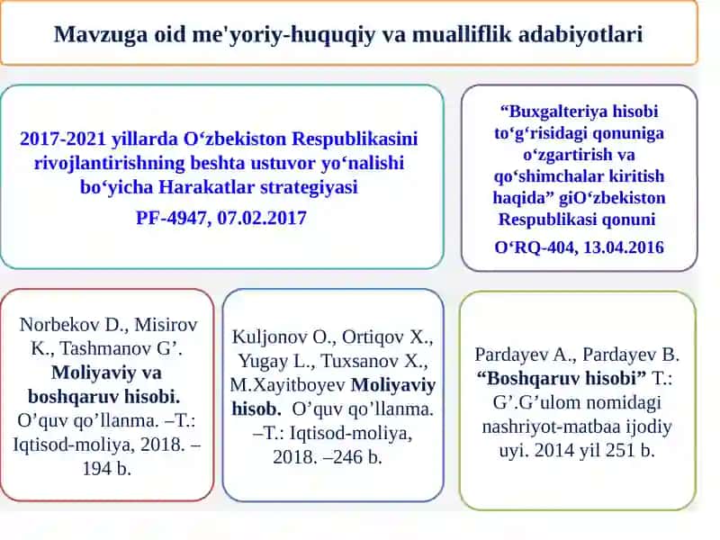BIZNES JARAYОNLARI VA ULARNI HISOBGA OLISН 3