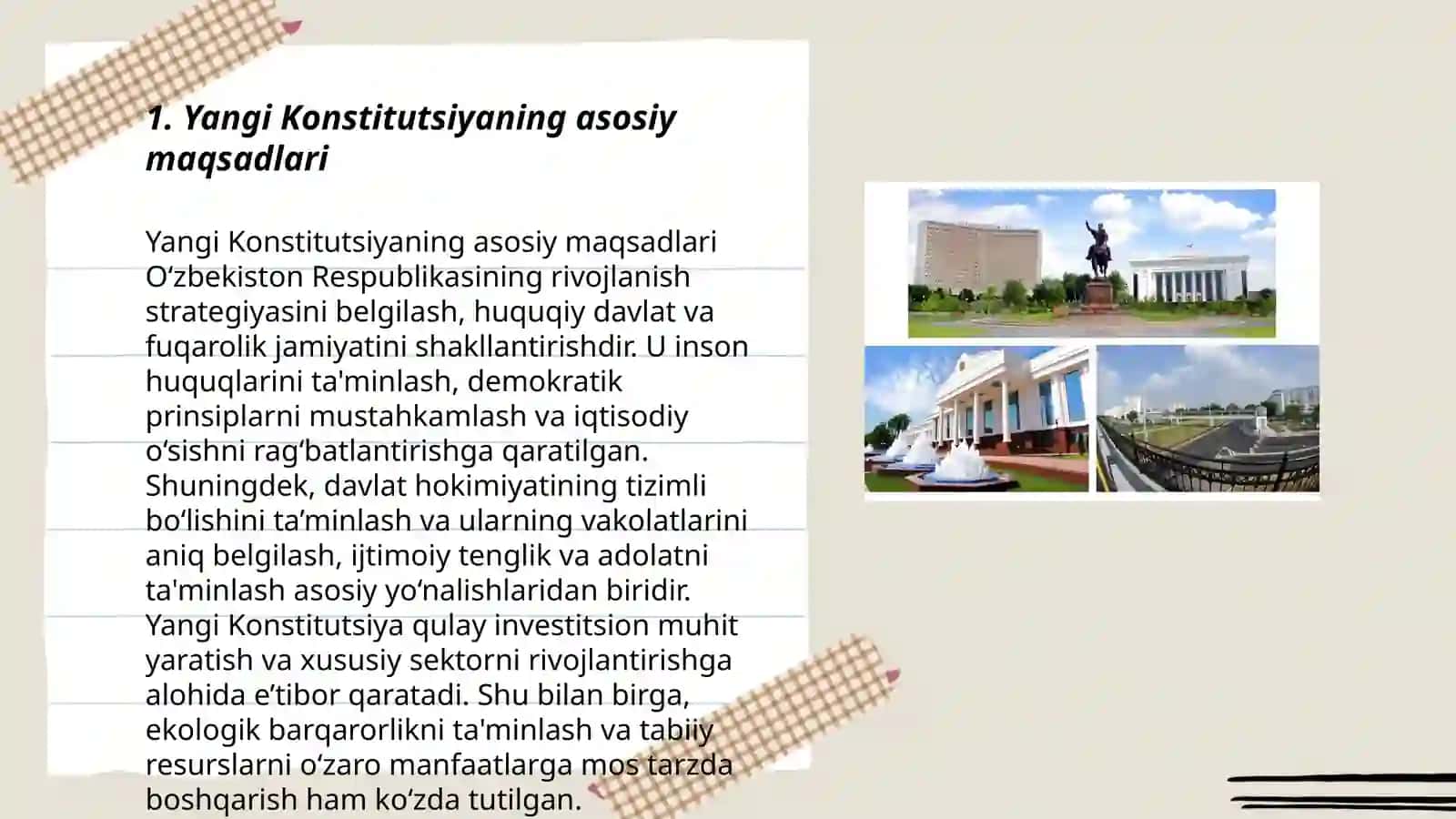 Yangi Konsitutsiyaning mazmun mohiyati va qilinish bosqichi 3