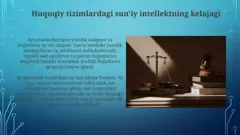Sun'iy Intellekt va Huquqiy Tizimlar 3