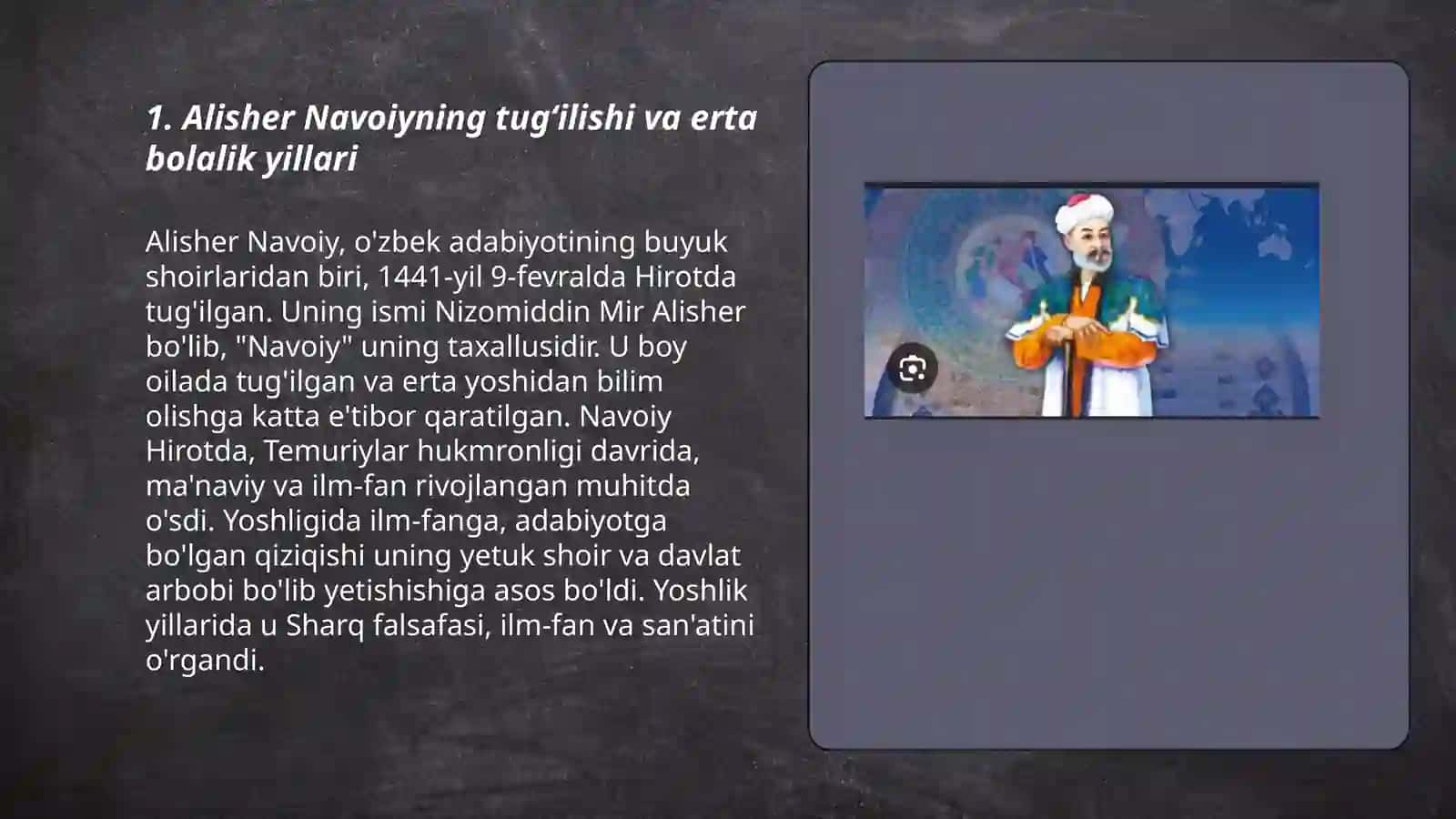 Alisher Navoyining hayoti va ijodi ilmiy meroslari va faolyati 3