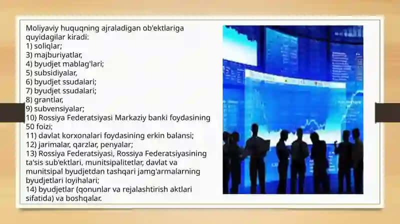 MOLIYAVIY HUQUQ TIZIMI 3