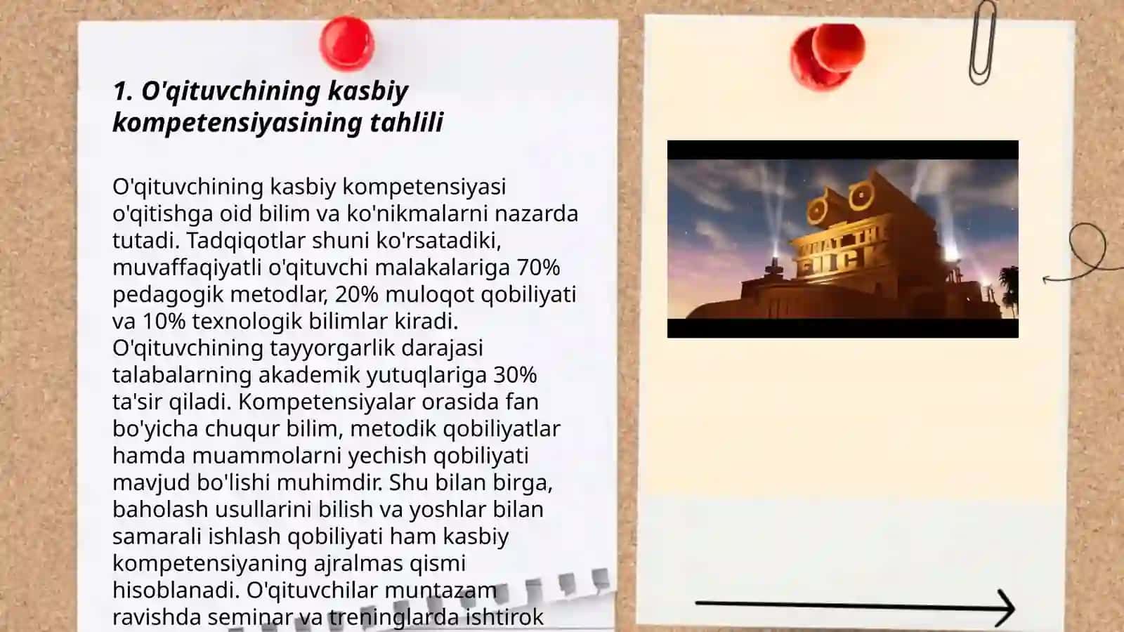 O'qituvchining kasbiy konpetensiyasinig mazmuni va tuzulishi 3