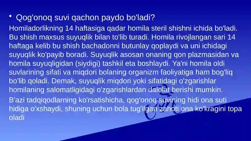 Qoĝonoq suvlari 3