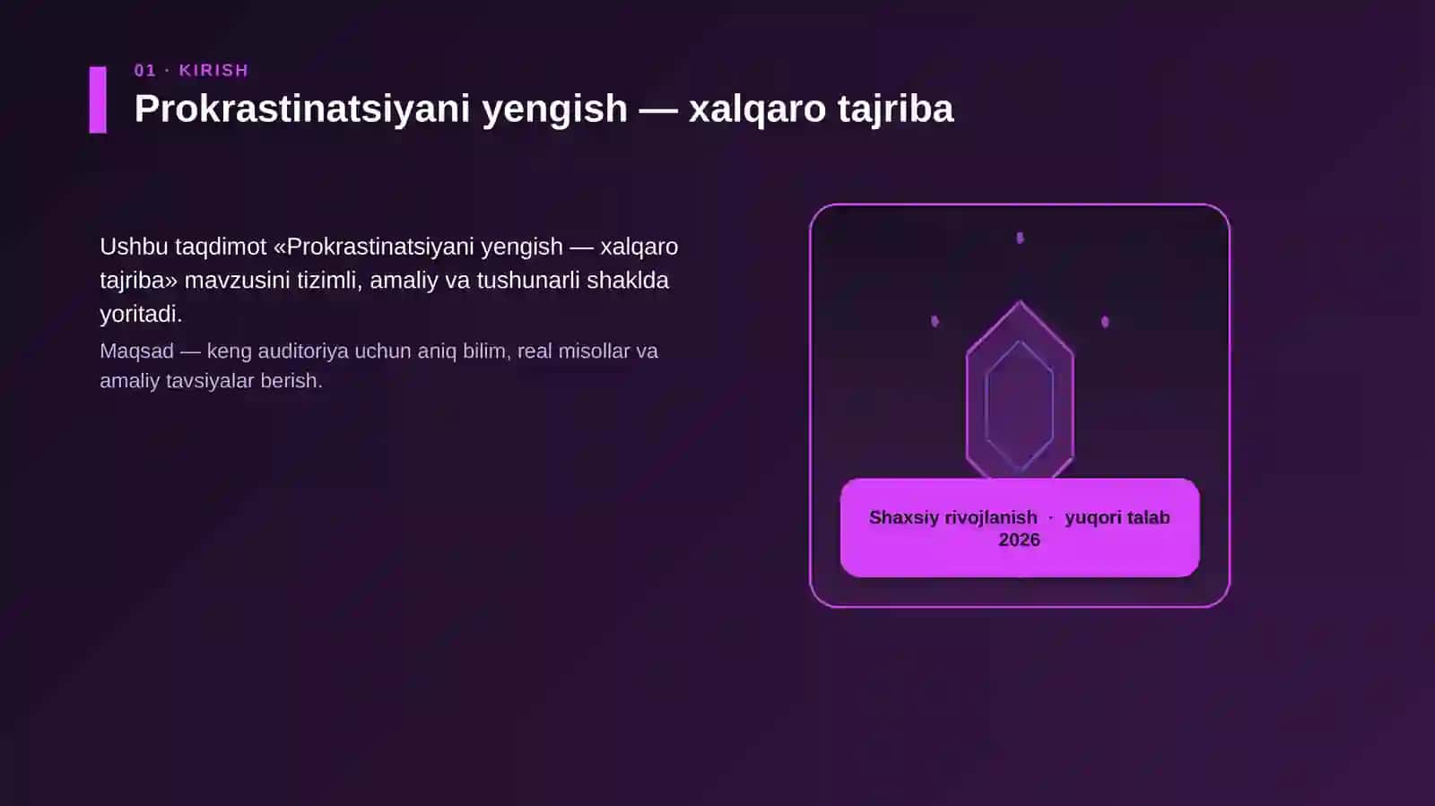 Prokrastinatsiyani yengish — xalqaro tajriba 3