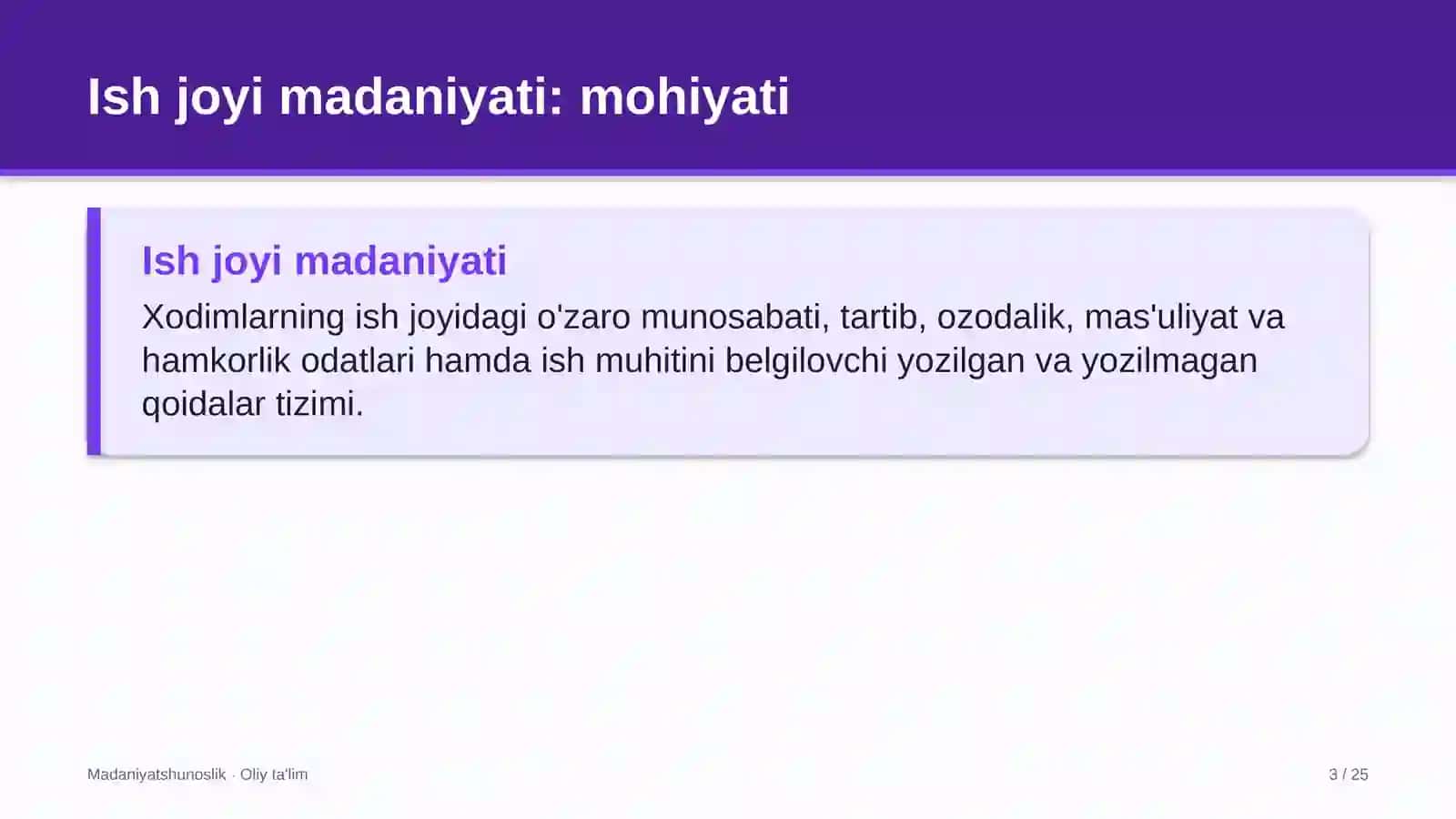 stomatologiya klinikalarida ish joyi madaniyati 9891 3