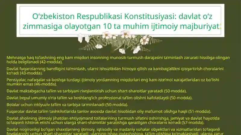 O‘zbekiston Respublikasi Konstitusiyasi 3