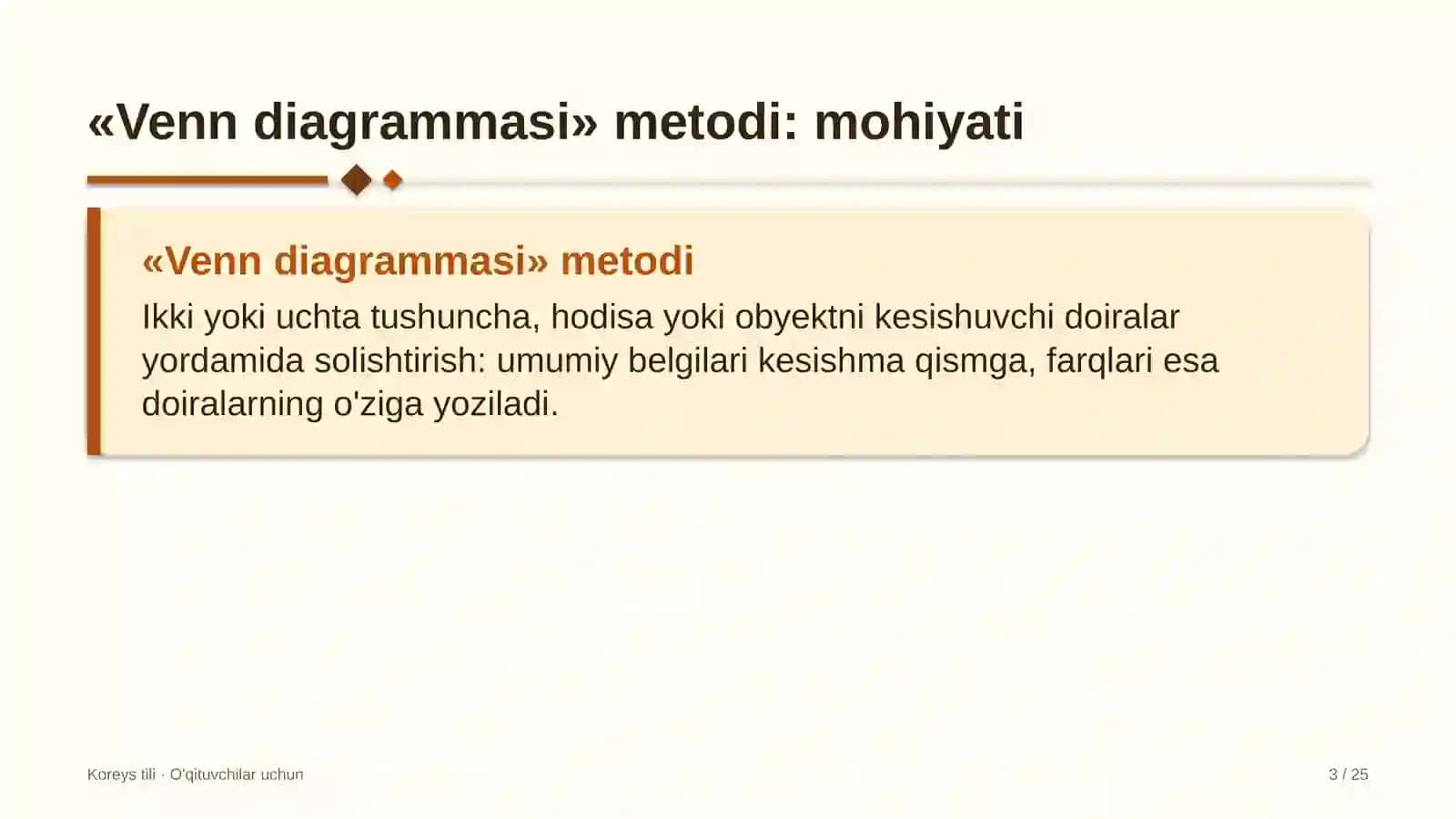 koreys tili darslarida venn diagrammasi metodidan foydalanish 2337 3