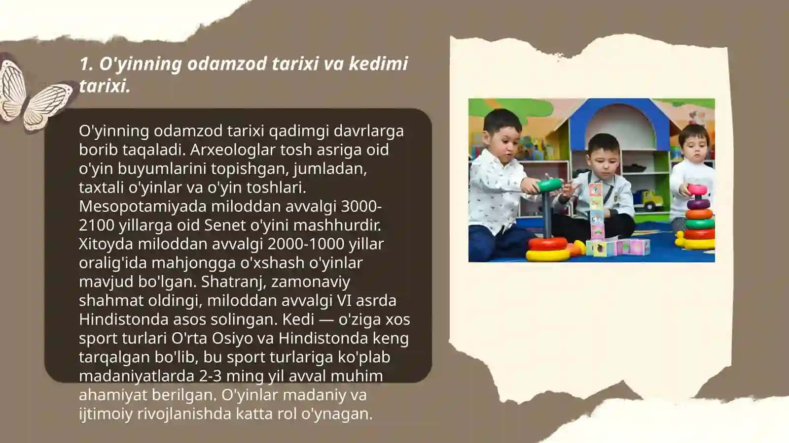 O'yinlar tarixi 3