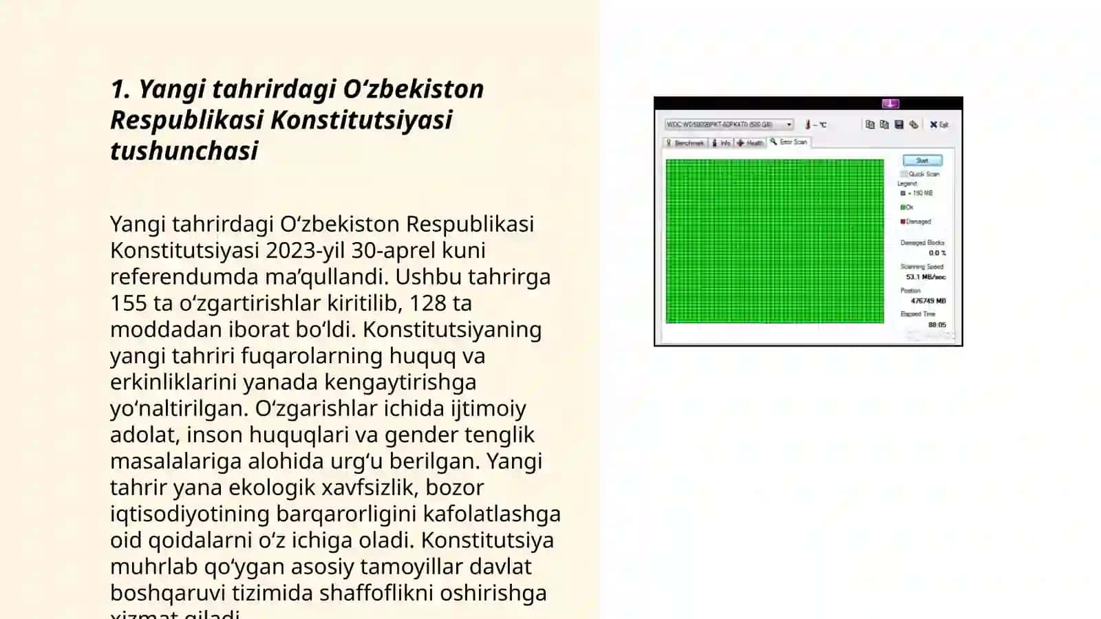 Yangi tahrirdagi Oʻzbekiston Respublikasi Konstitutsiyasiʼʼ kursi 3